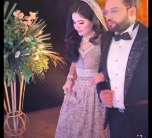 Ducky Bhai and Aroob Jatoi look stunning at their Walima 1