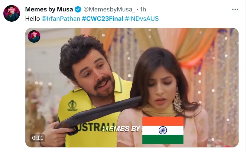 Twitter Fills With Memes Post India Loss In The World Cup