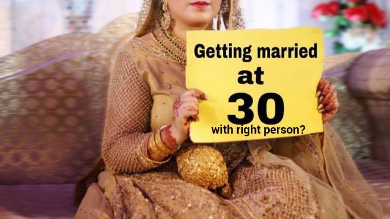 Marrying the right person, at the right time is important than marrying the wrong person at the \'perfect age