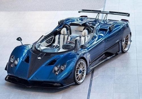 Blue Pagani Zonda HP Barchetta ($17.5million)