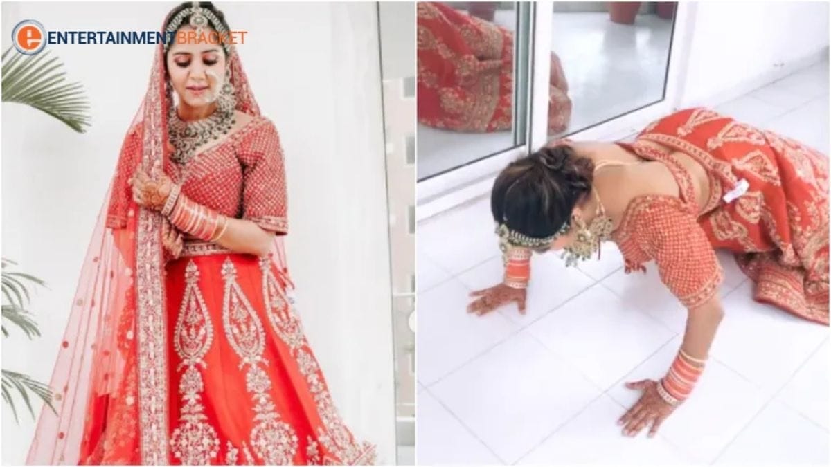 Viral Video: Bride Does Pushups Wearing Wedding Lehenga