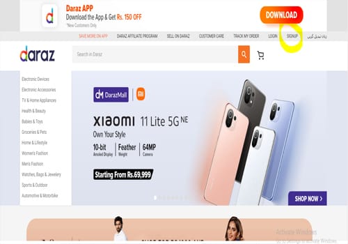 Creating a Daraz Seller Account