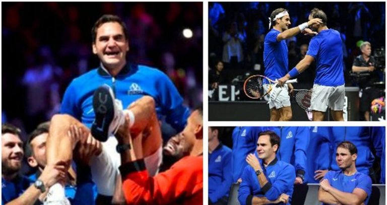 Roger Federer bids emotional farewell to tennis