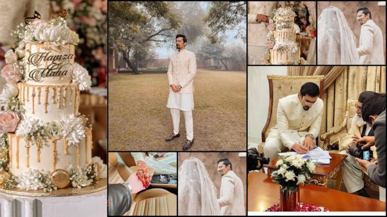 Internationally Famous Food Vlogger Rana Hamza Saif Nikah Pictures