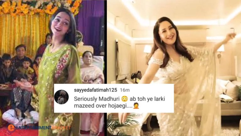 Madhuri Dixit Also Joined Viral Mera Dil Ye Pukarey Aja’ Trend