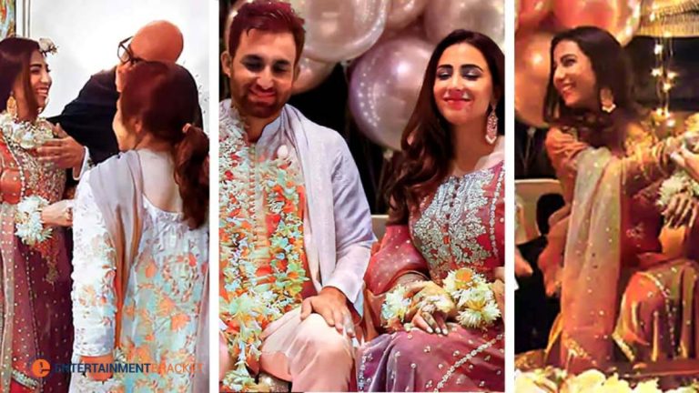 Ushna Shah engagement pictures with her fiance Hamza Amin