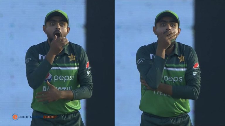 Babar Azam hilarious reaction has launched a string of memes across the internet