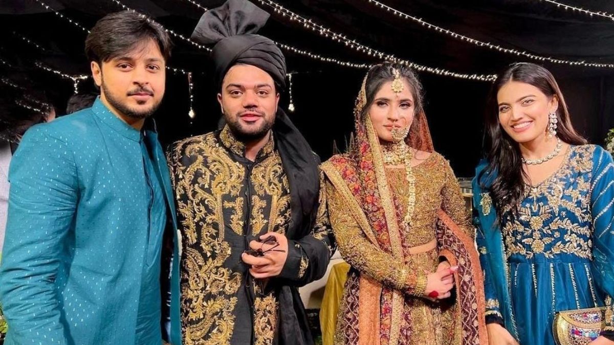 Ducky Bhai wedding pictures with his wife Aroob Jatoi - Entertainment ...