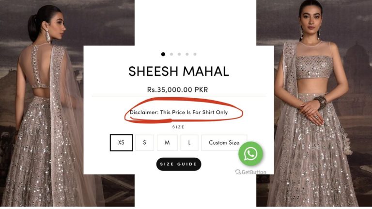 PKR 35000 To The Shirt But Where IS It Twitter Is Left Confused With This Brand's New Collection