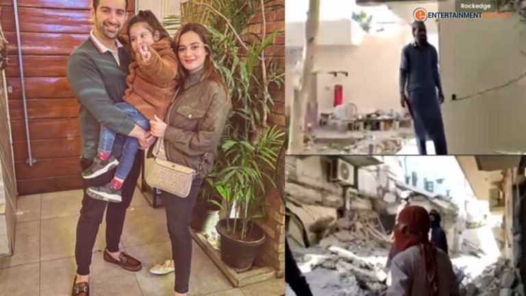 Aiman Khan and Muneeb Butt Residence partially destroyed in gas explosion