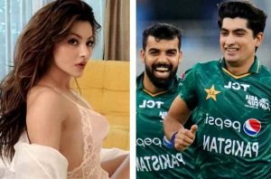 Bollywood diva Urvashi Rautela sends birthday love to Pakistani cricketer Naseem Shah
