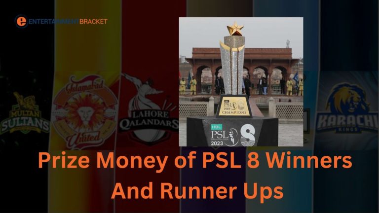 Prize Money of PSL 8 Winners and Runner Ups