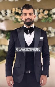 Shadab Khan at his wedding reception happening now 