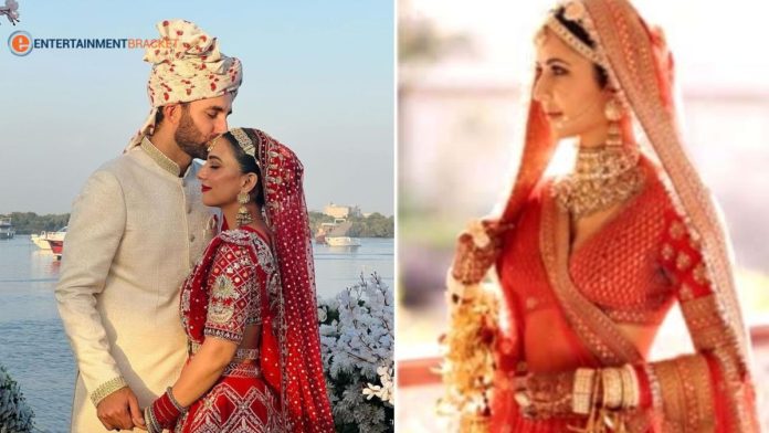 Ushna Shah Copy katrina kaif Wedding Style