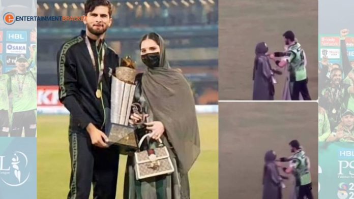 Shaheen Afridi spotted celebrating PSL8 victory with wife Ansha Afridi