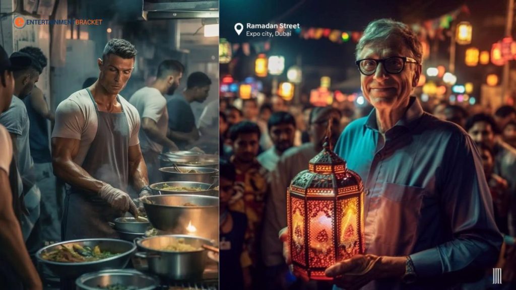 AI Artist Imagines Global Celebrities Serving Iftar - Entertainment Bracket