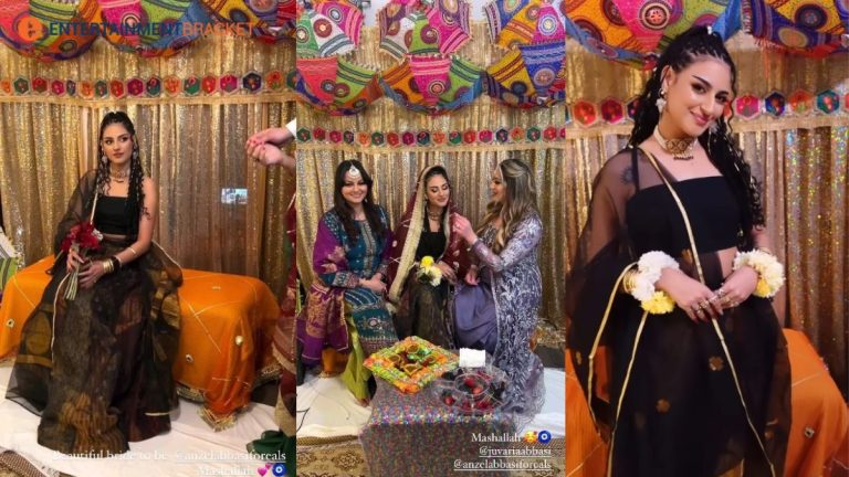 Juvaria Abbasi Daughter Anzela Abbasi Dholki Pictures