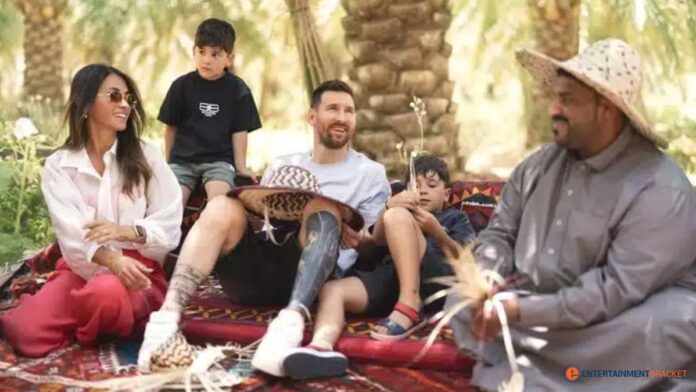 Lionel Messi Enjoying Holidays with Family in Saudi Arabia