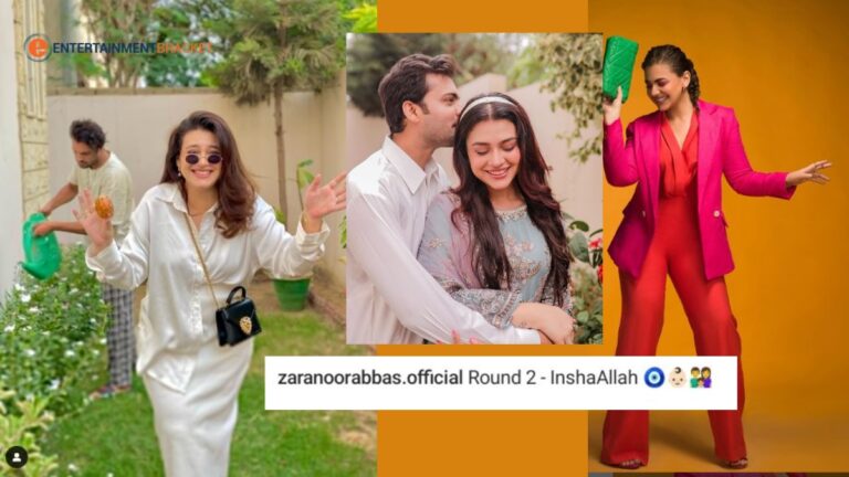 Zara Noor Abbas On Pregnancy Announcement