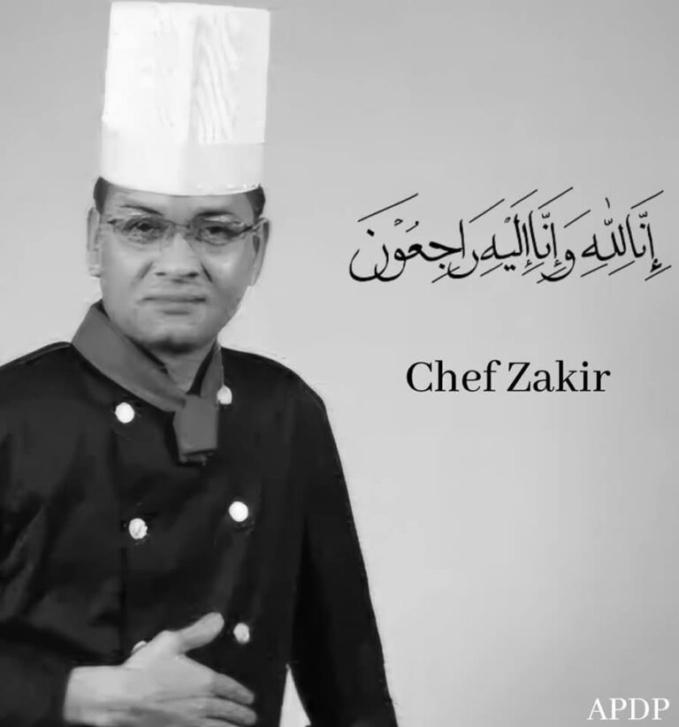 Famous Pakistani chef, Chef Zakir, has passed away