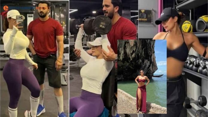 Rajab Butt with Sadia Baloch in Bold Gym Session